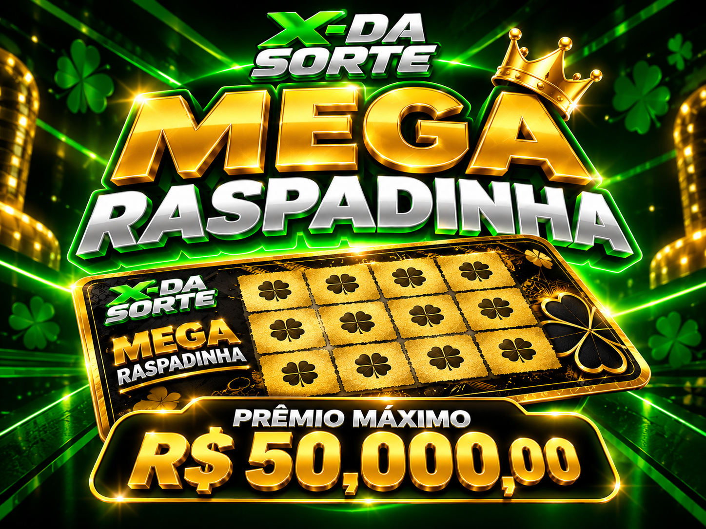 GANHE ATÉ R$ 50.000