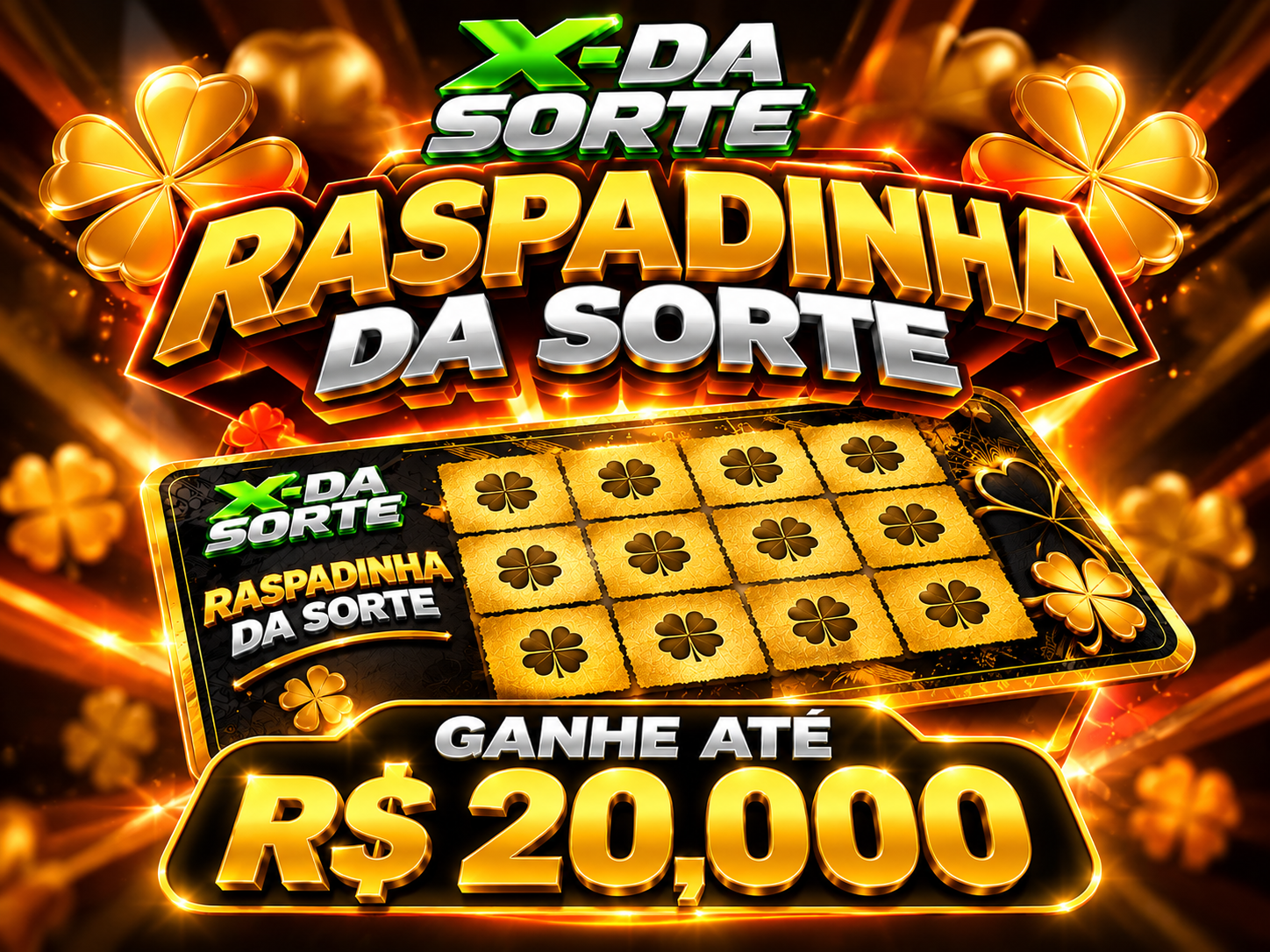 GANHE ATÉ R$ 20.000